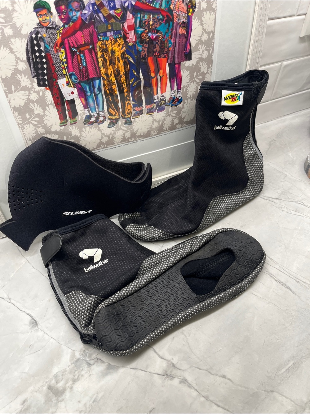 Bellwether Neoprene Cycling Shoe Covers  & face gator